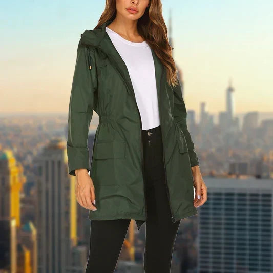 Greer hooded modern coat – image 9