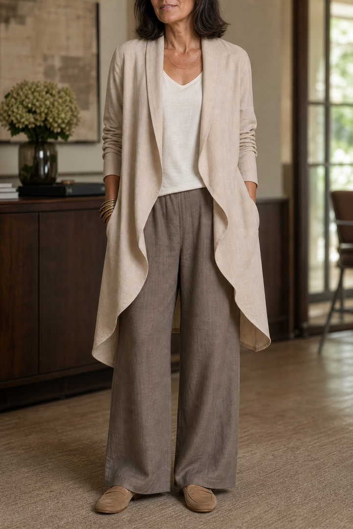 Aiyana three piece blazer wide leg set