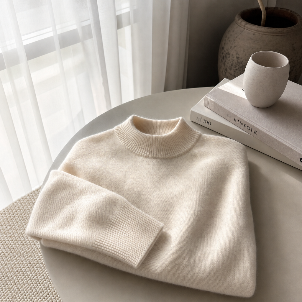 Rosa crew neck jumper, knit texture detail