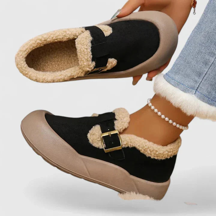 Posy | Elegant Fleece Lined Clog Slippers