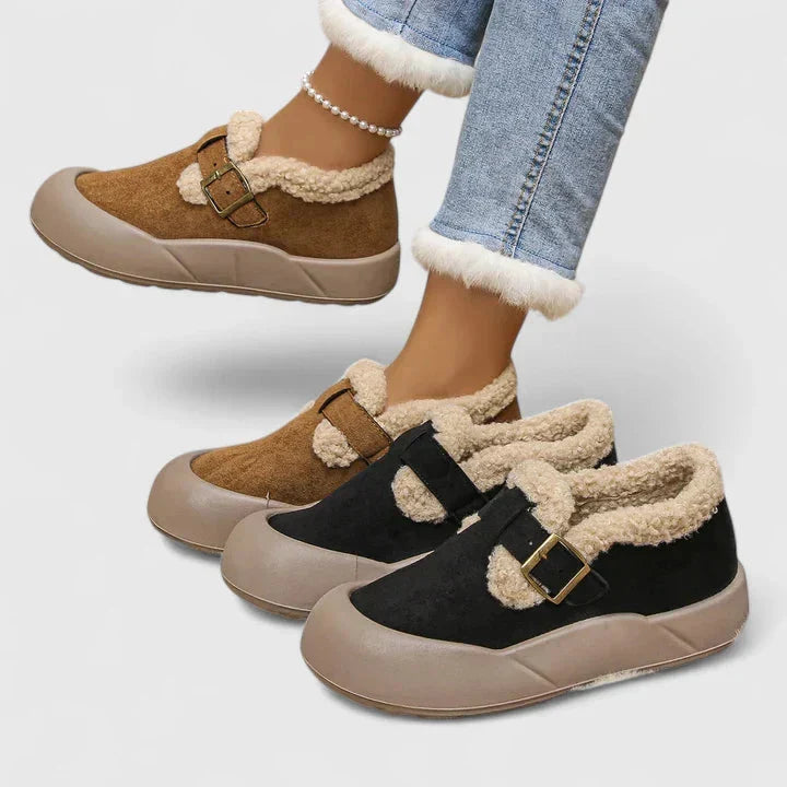 Posy | Elegant Fleece Lined Clog Slippers