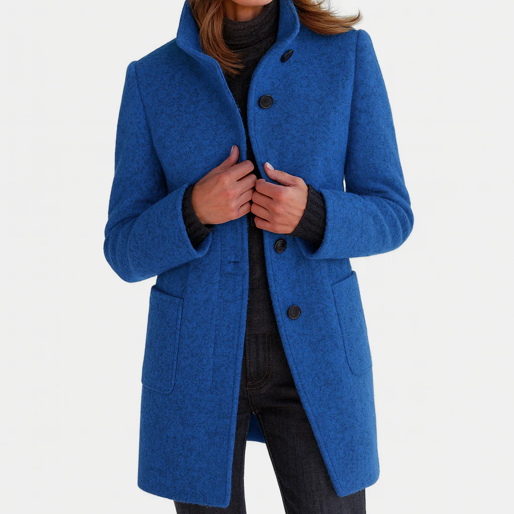 Amandine fitted button front coat – image 3
