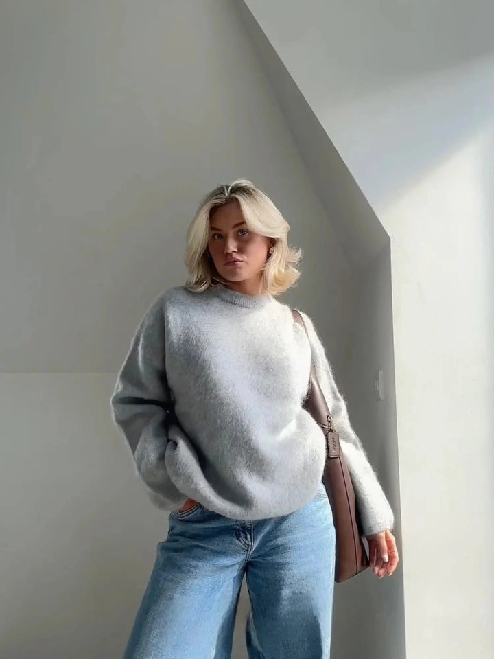 Ottoline | Elegant Crew Neck Knit Jumper