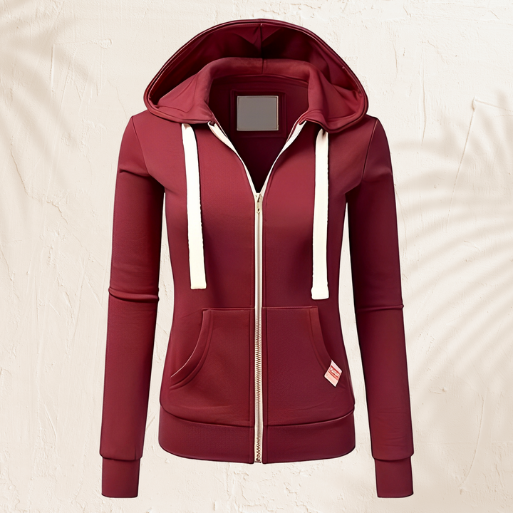 Tamsin zip up hoodie in pink