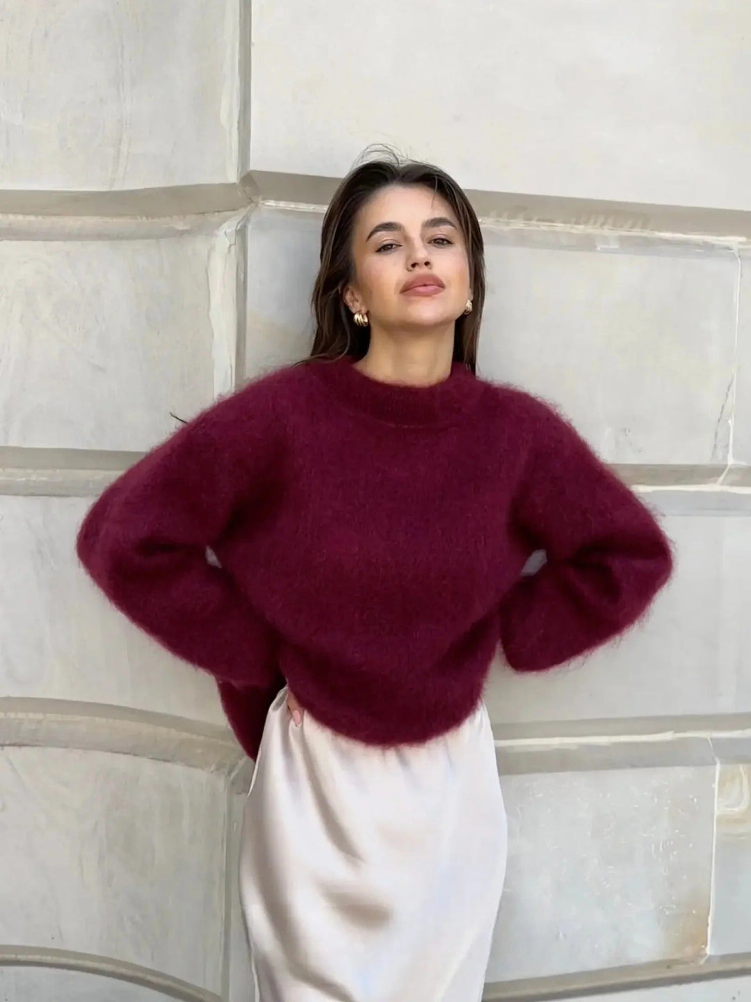 Ottoline | Elegant Crew Neck Knit Jumper