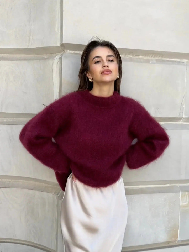 Ottoline | Elegant Crew Neck Knit Jumper
