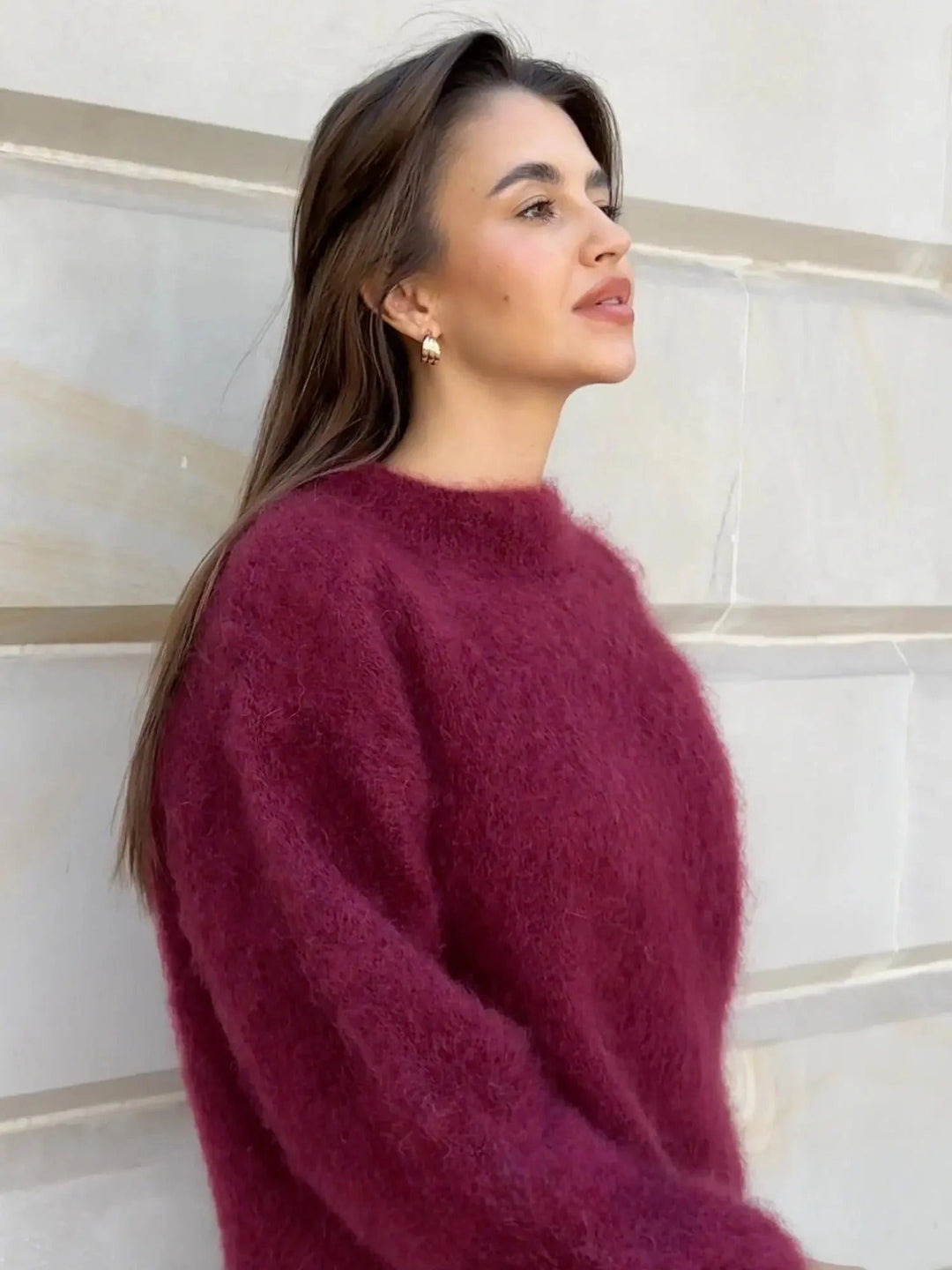 Ottoline | Elegant Crew Neck Knit Jumper