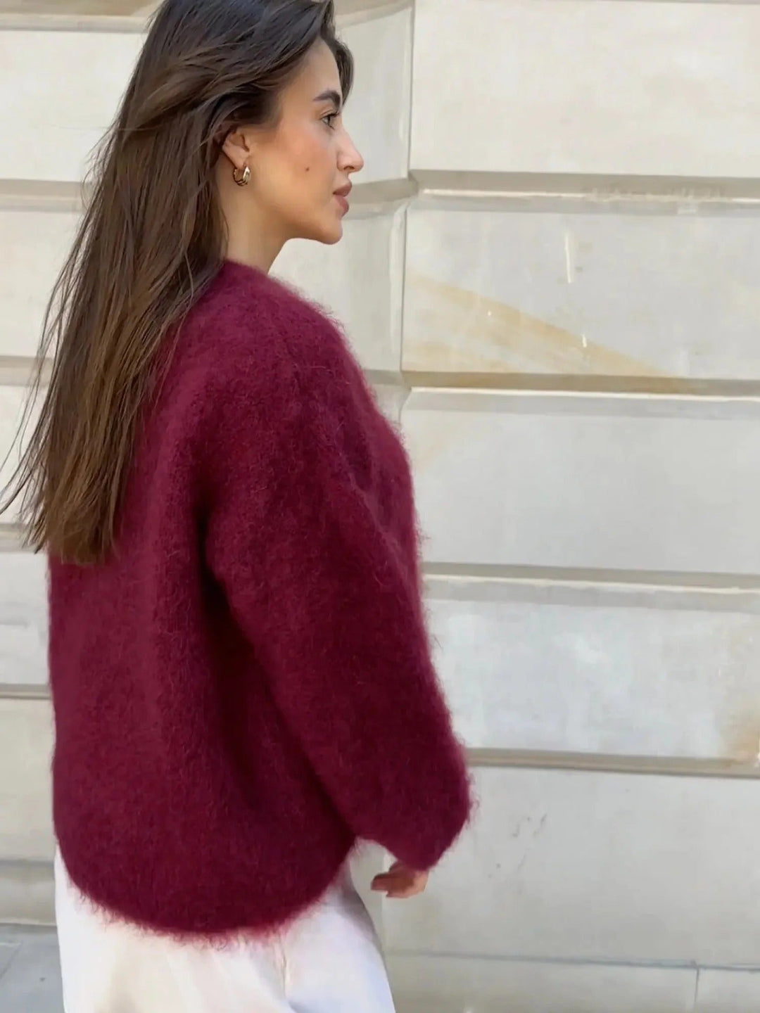 Ottoline | Elegant Crew Neck Knit Jumper