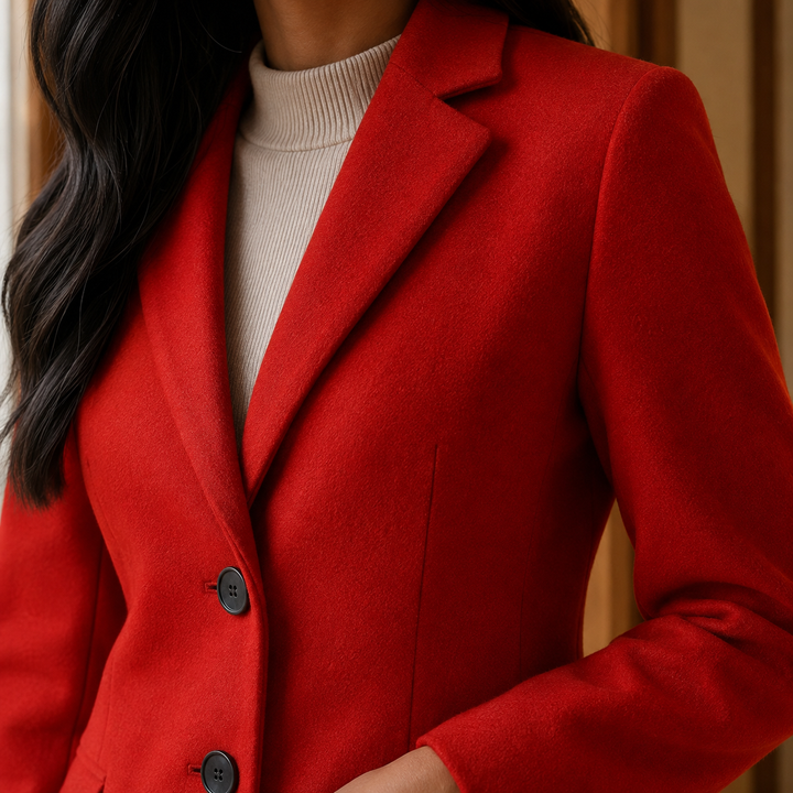 Wilhelmine fitted midi coat – image 4