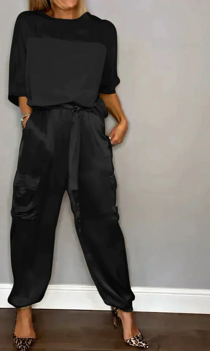 Arianwen two piece satin pyjama set – image 6