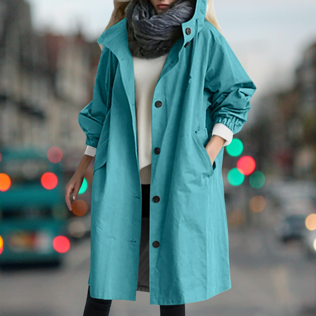 Cerys hooded heritage trench coat – image 3