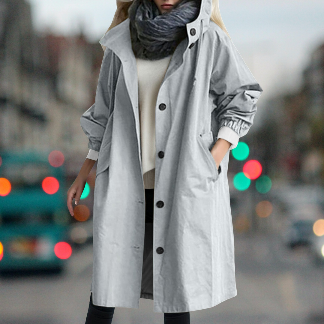 Cerys hooded heritage trench coat – image 5