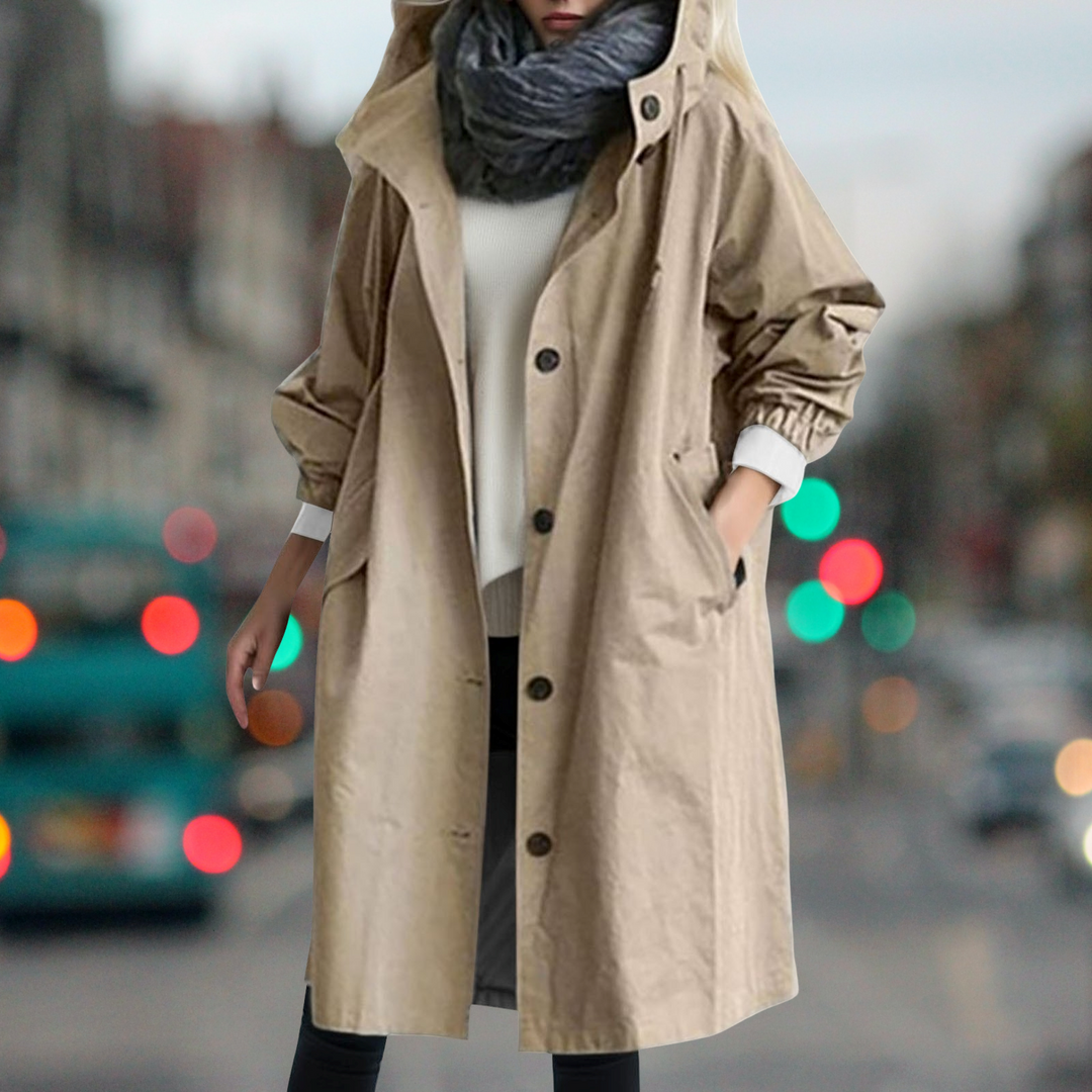 Cerys hooded heritage trench coat – image 7