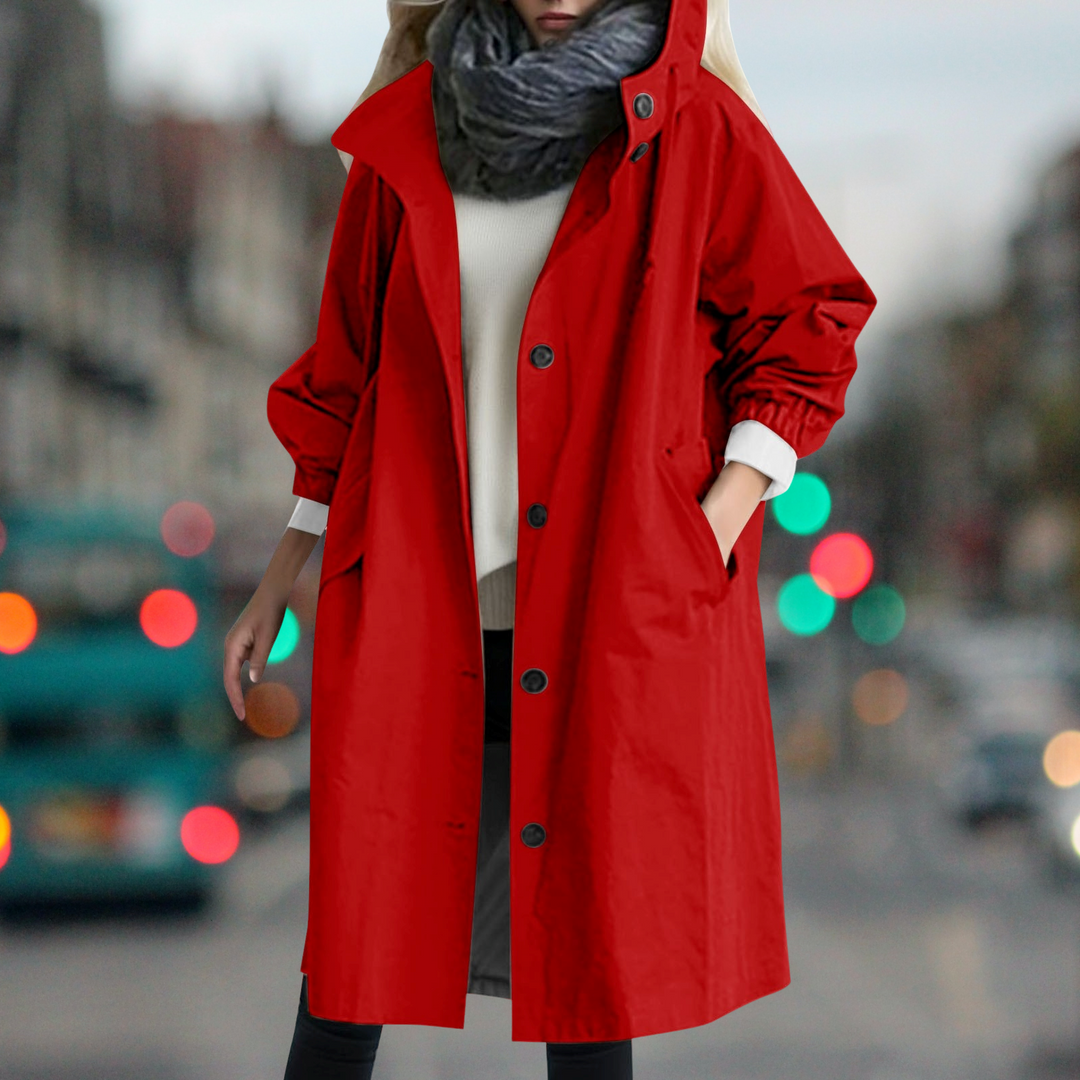 Cerys hooded heritage trench coat – image 9