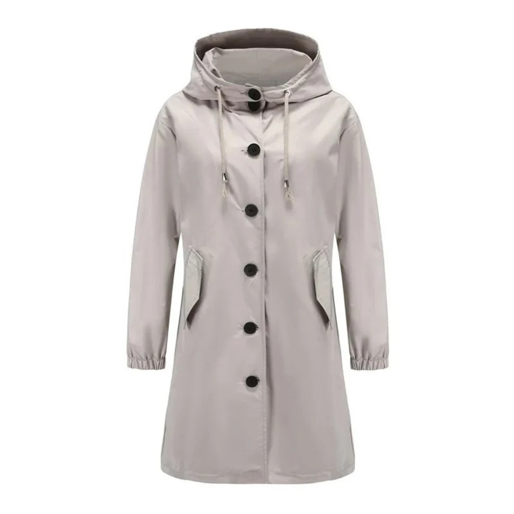 Maeve waterproof raincoat in beige