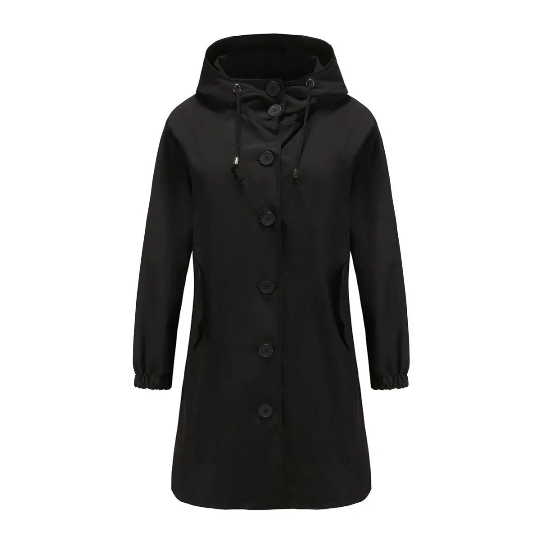Maeve waterproof raincoat in navy