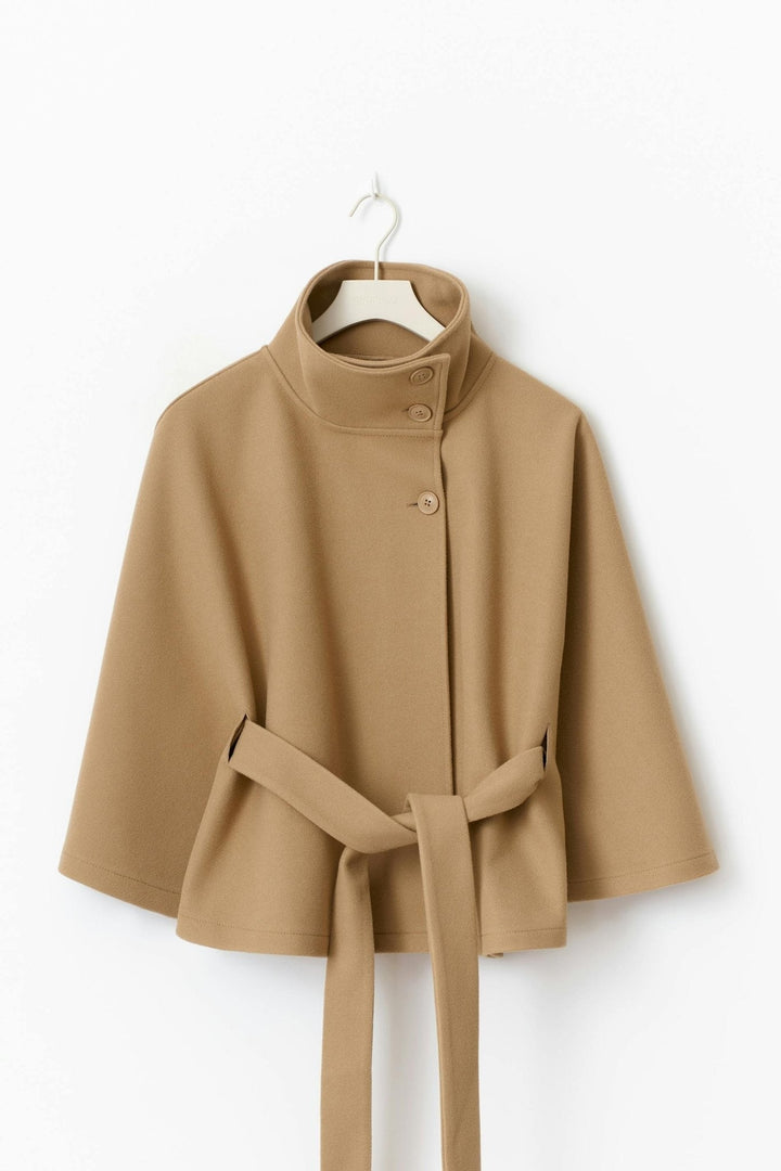 Delphine wrap blazer jacket, full length