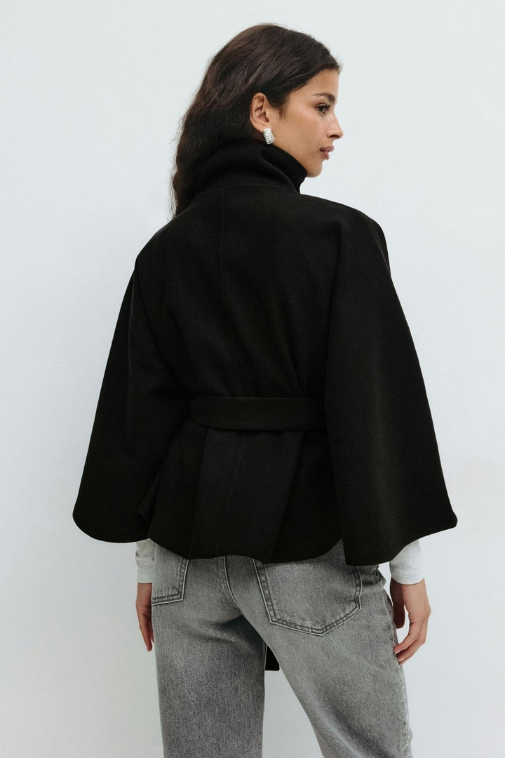 Delphine wrap blazer jacket, styled view