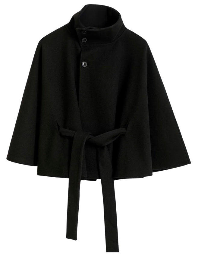 Delphine wrap blazer jacket, collar detail