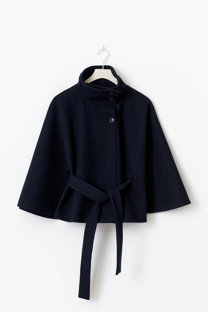 Delphine wrap blazer jacket, front view