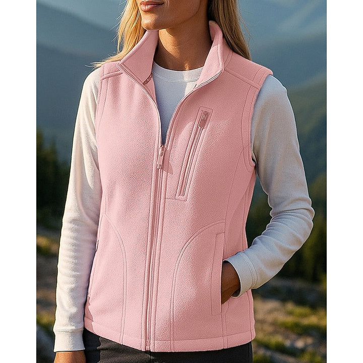 Britta sleeveless vest jacket with pockets – image 4