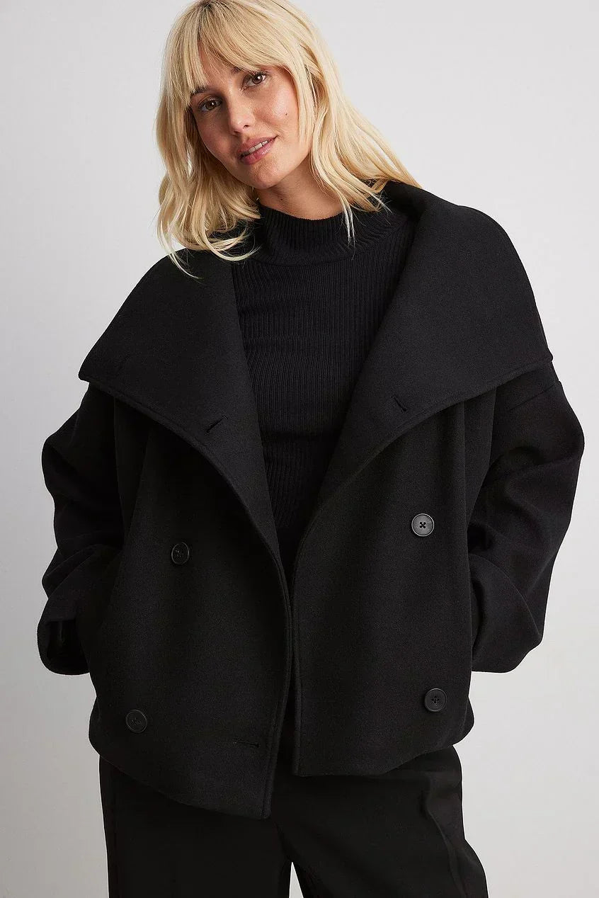 Romaine double breasted oversized coat – image 2