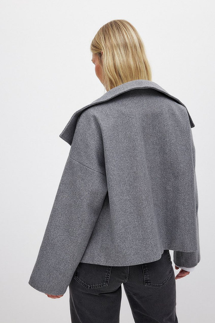 Romaine double breasted oversized coat – image 5