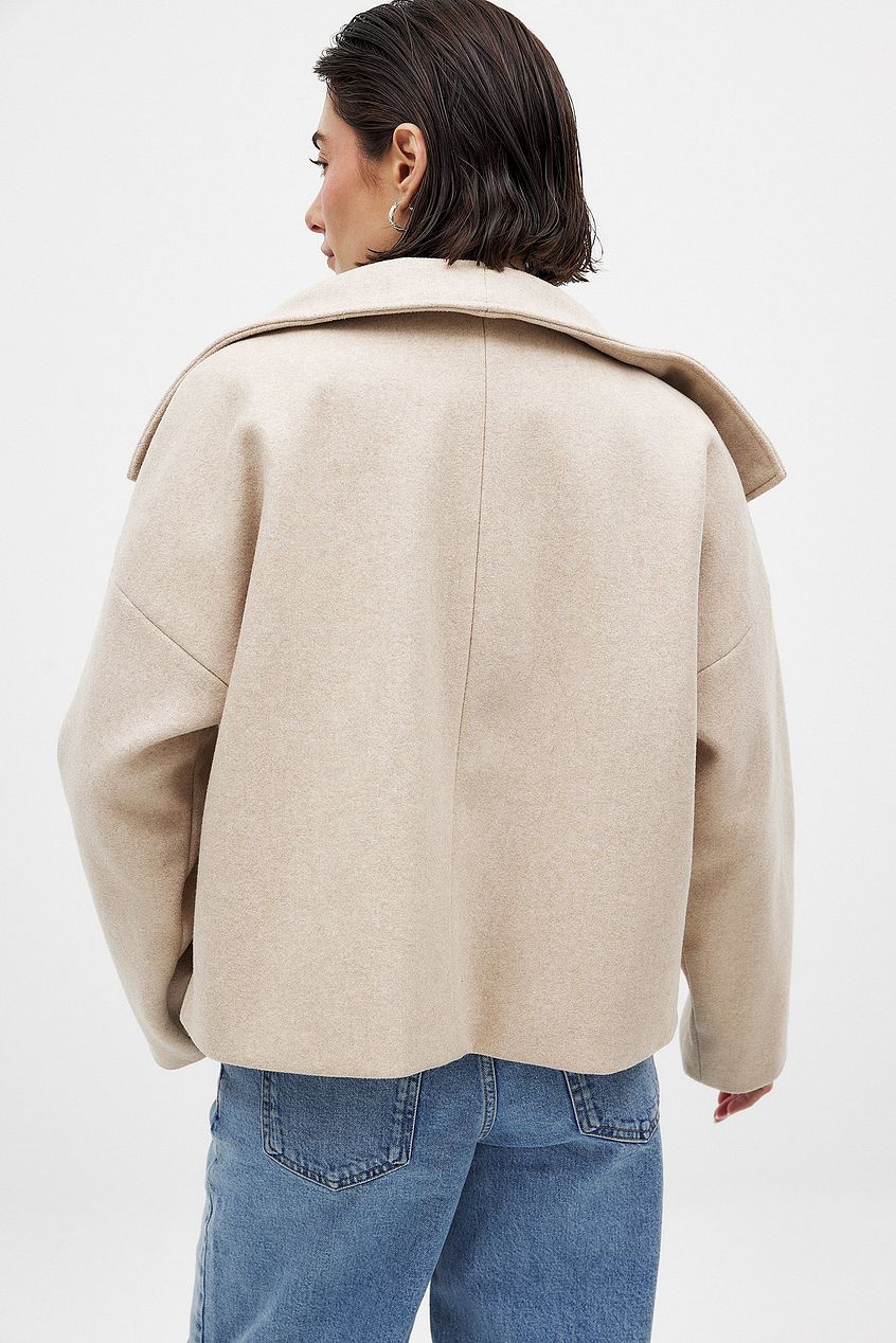 Romaine double breasted oversized coat – image 8