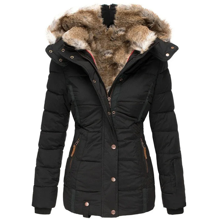 Iva winter jacket with faux fur lining – image 4