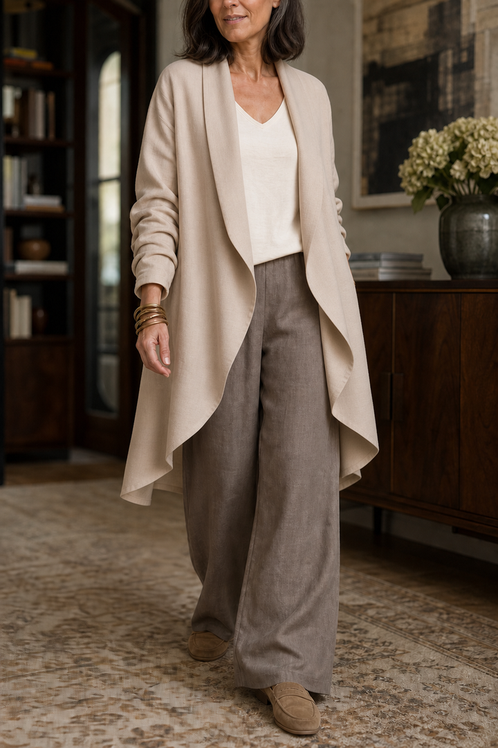 Aiyana three piece blazer wide leg set – image 2