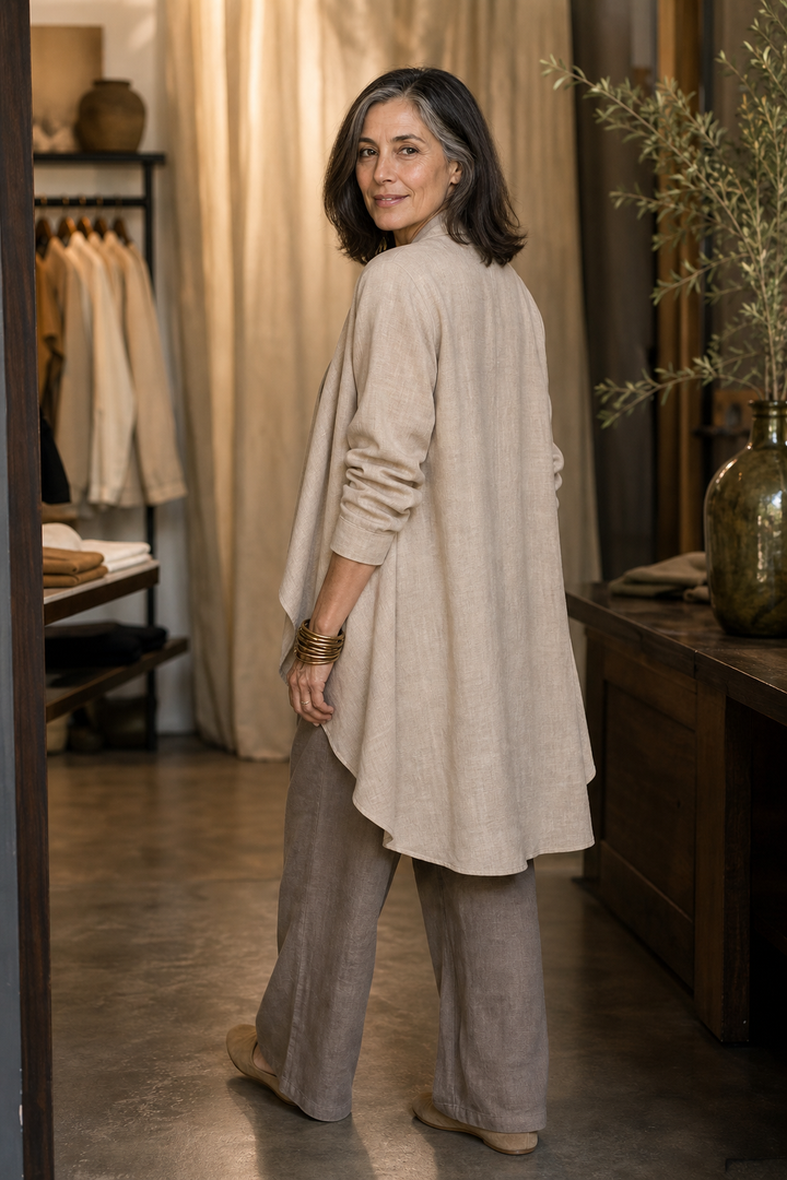Aiyana three piece blazer wide leg set – image 3