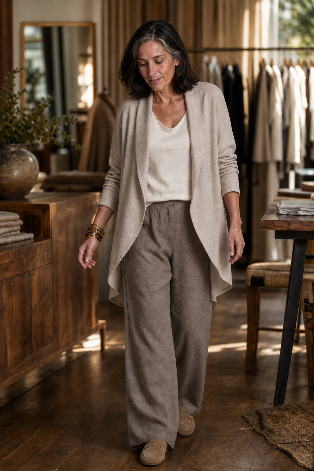 Aiyana three piece blazer wide leg set – image 5