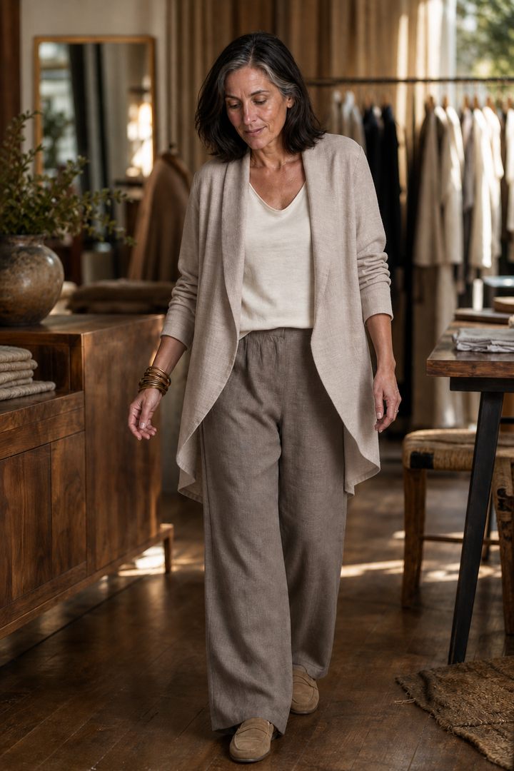 Aiyana three piece blazer wide leg set – image 5