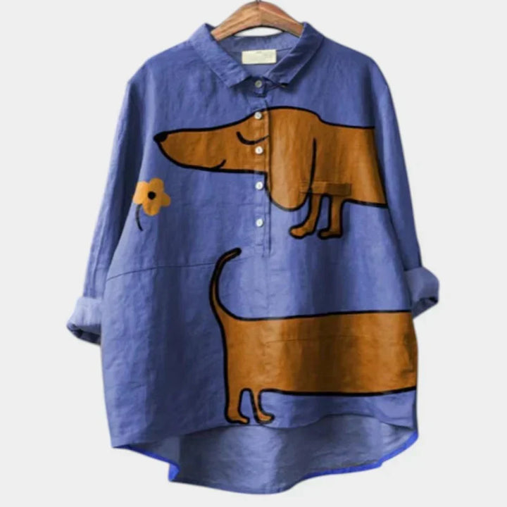 Nynke relaxed printed blouse – image 12