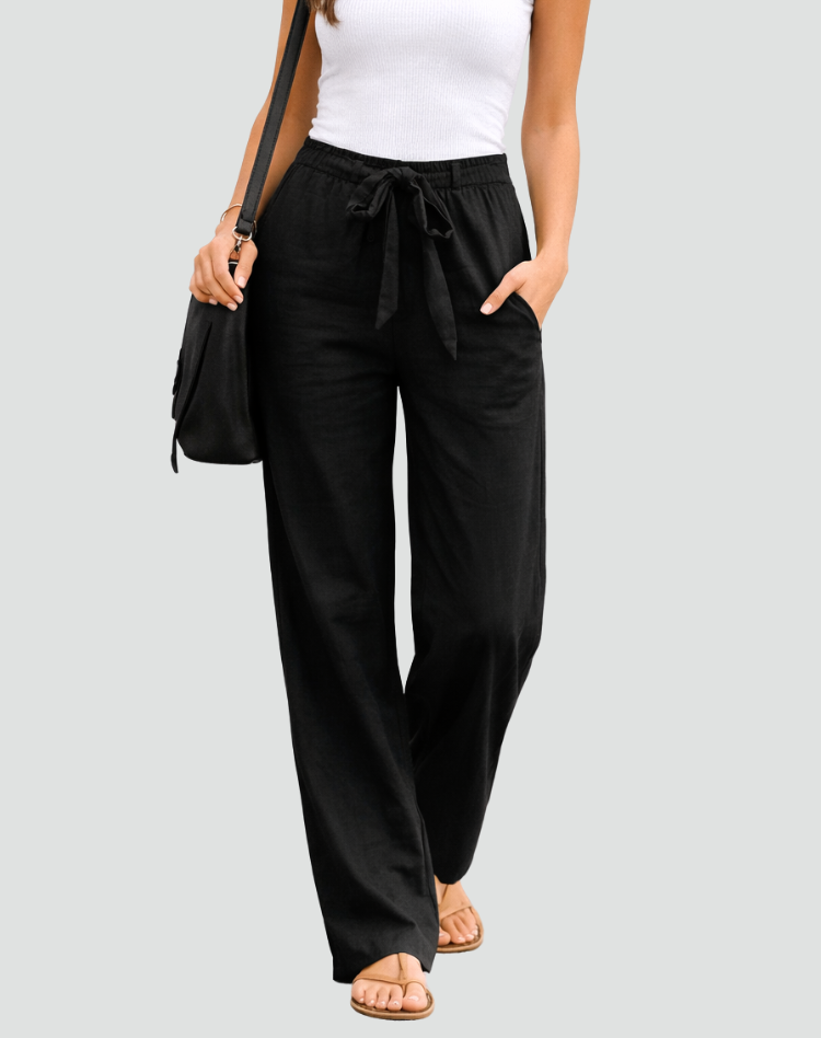 Cassia | Elegant Relaxed Wide Leg Trousers
