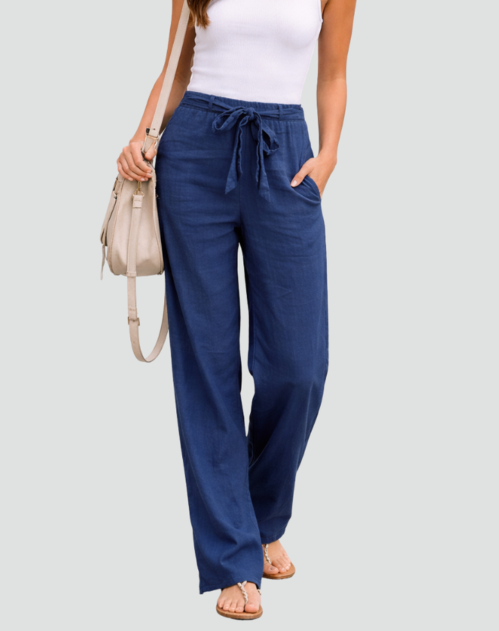 Cassia | Elegant Relaxed Wide Leg Trousers