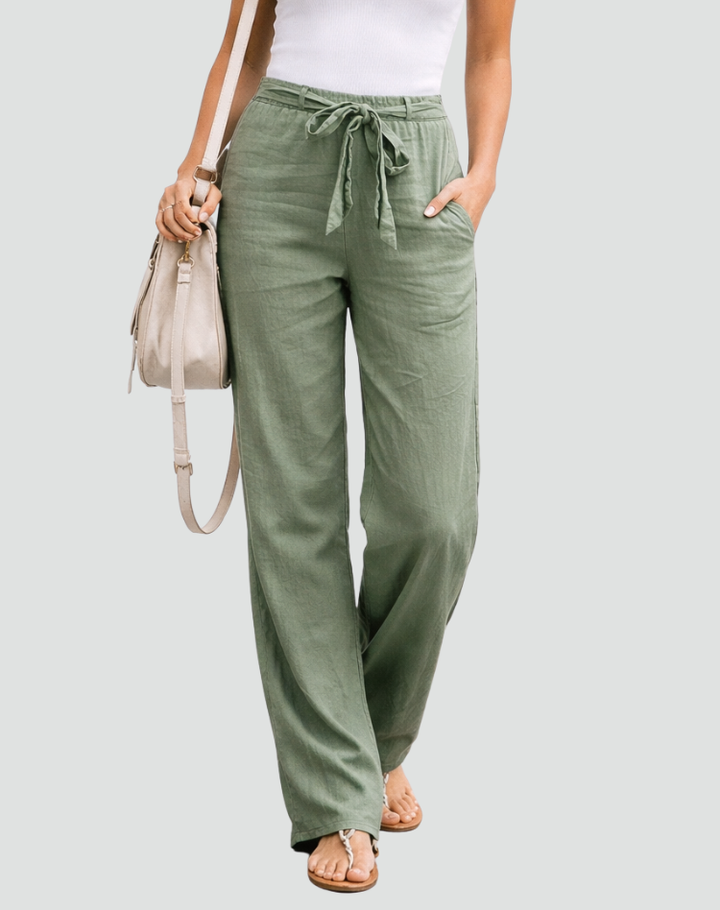 Cassia | Elegant Relaxed Wide Leg Trousers