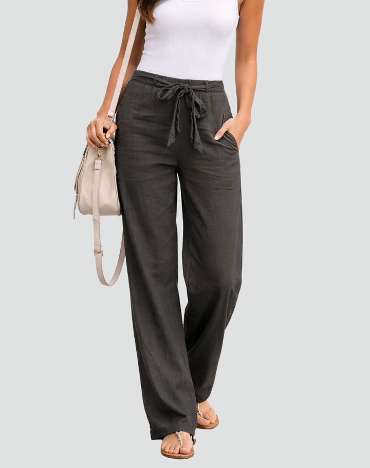 Cassia | Elegant Relaxed Wide Leg Trousers