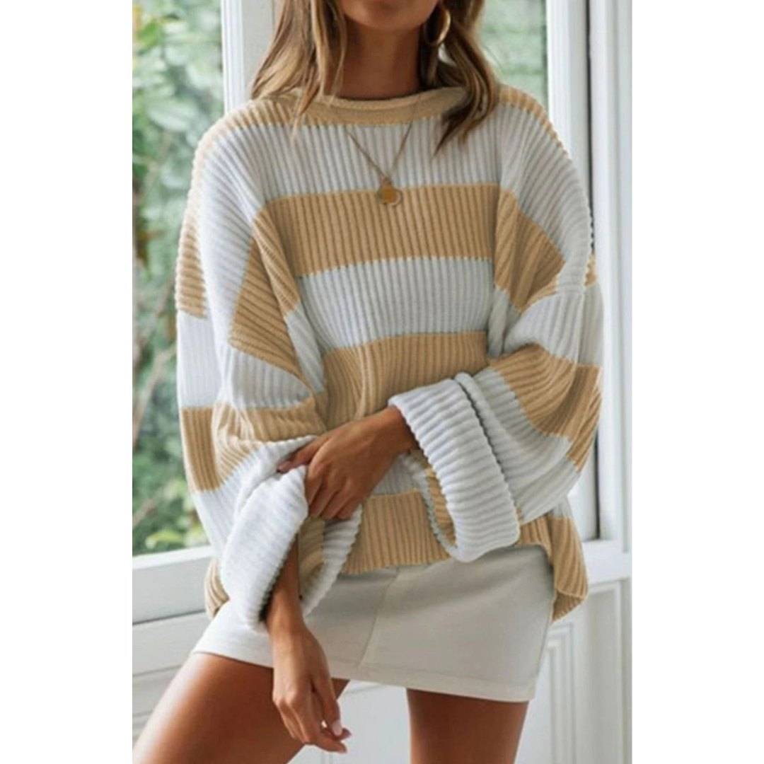 Luise oversized striped knit jumper