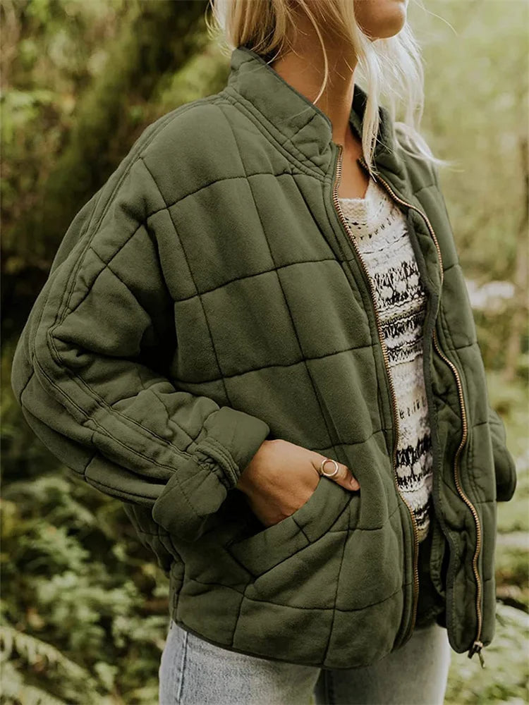 Mara zip up chic coat – image 3