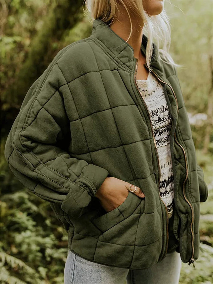 Mara zip up chic coat – image 3