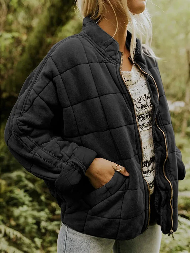 Mara zip up chic coat – image 6
