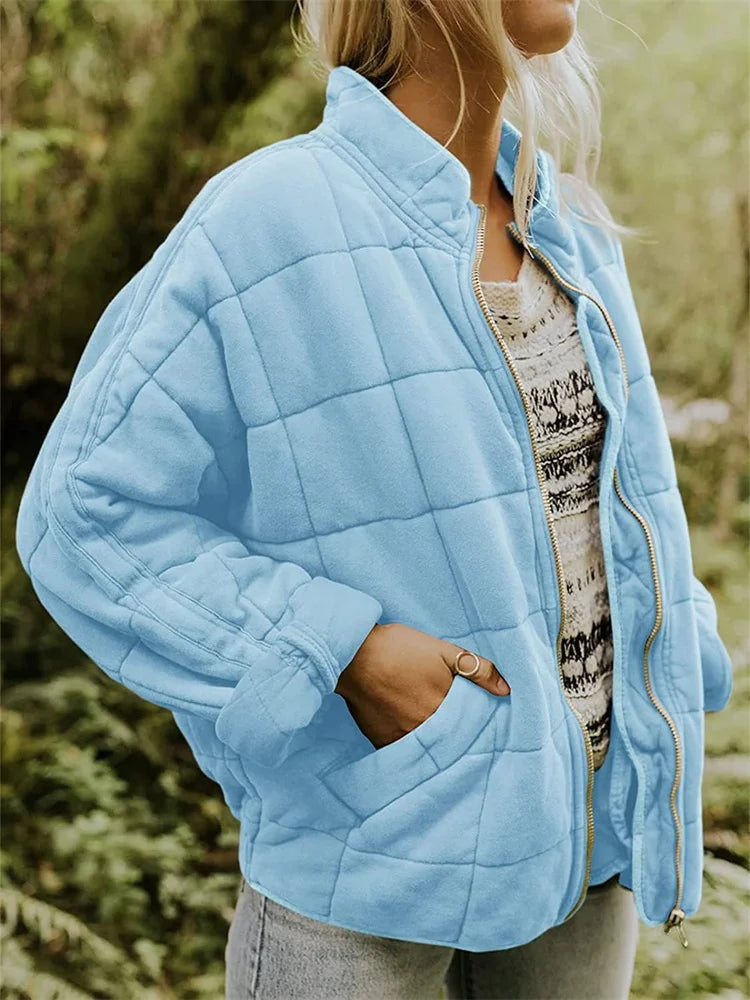 Mara zip up chic coat – image 9