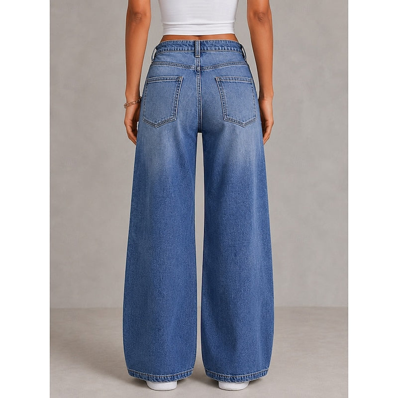 Margot | Elegant Relaxed Wide Leg Jeans