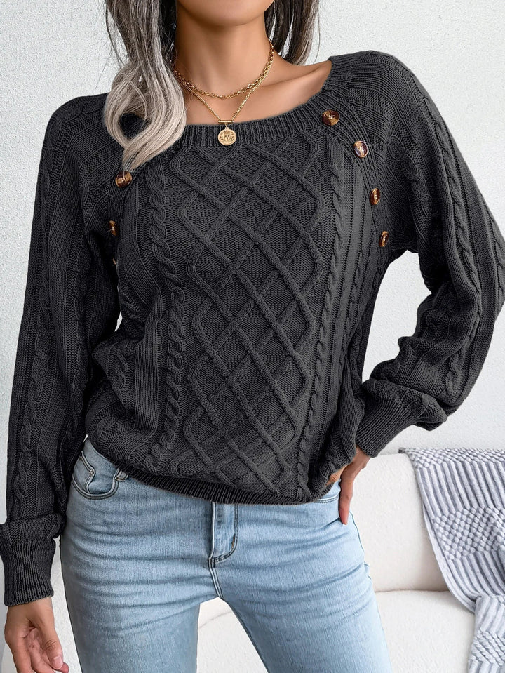 Dorit oversized cable knit jumper – image 5