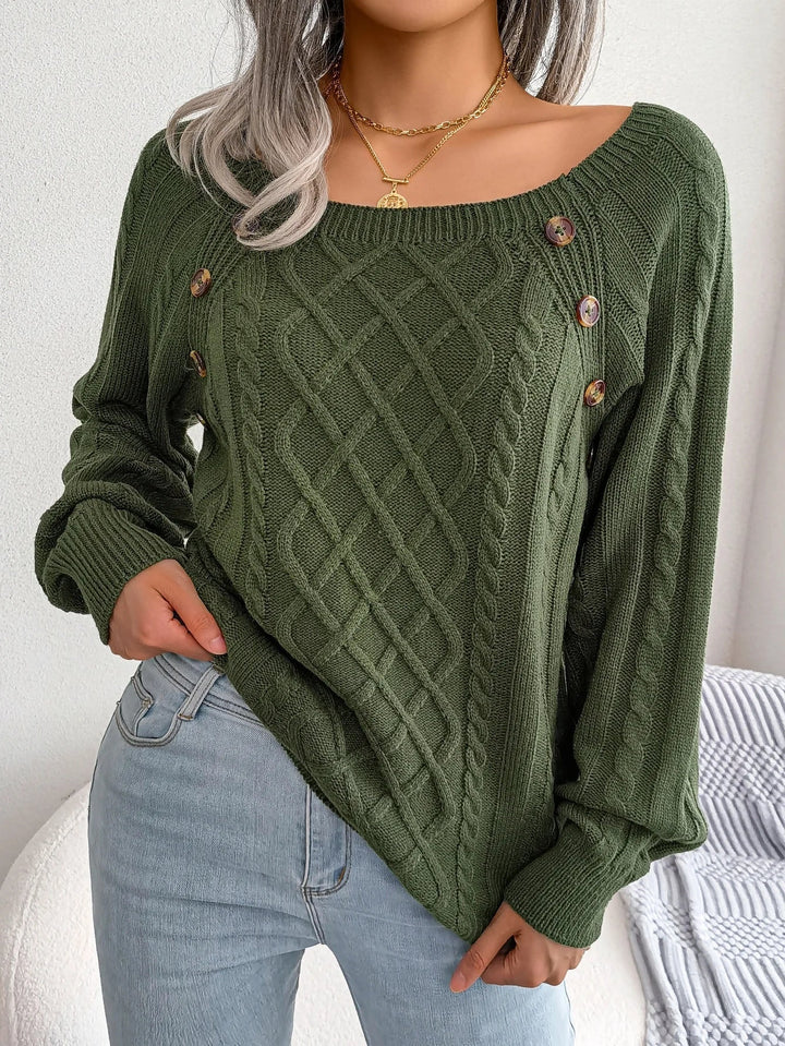 Dorit oversized cable knit jumper – image 6