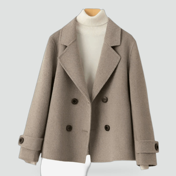 Emmeline pea coat, back view