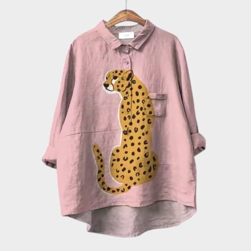 Nynke relaxed printed blouse – image 4