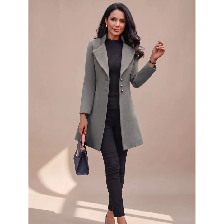 Philine trench coat in black