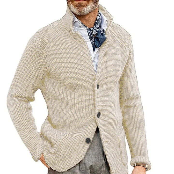 Jolene stand collar knit cardigan with pockets – image 4